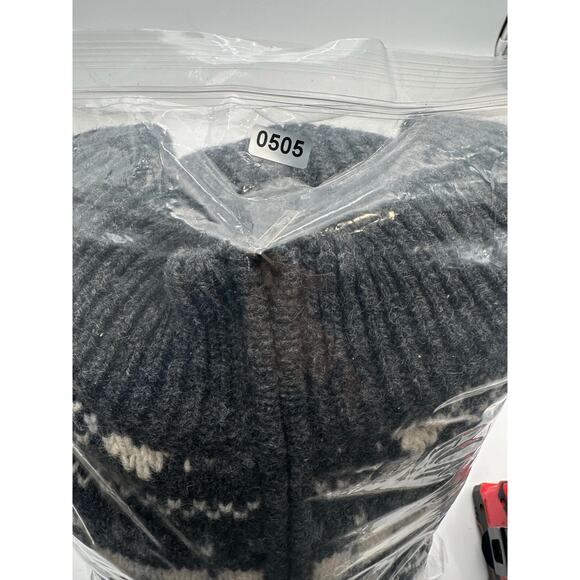 VTG L.L. Bean wool fair aisle Sz M zip sweater POCKETS warm Cardigan thick EUC - Picture 9 of 9